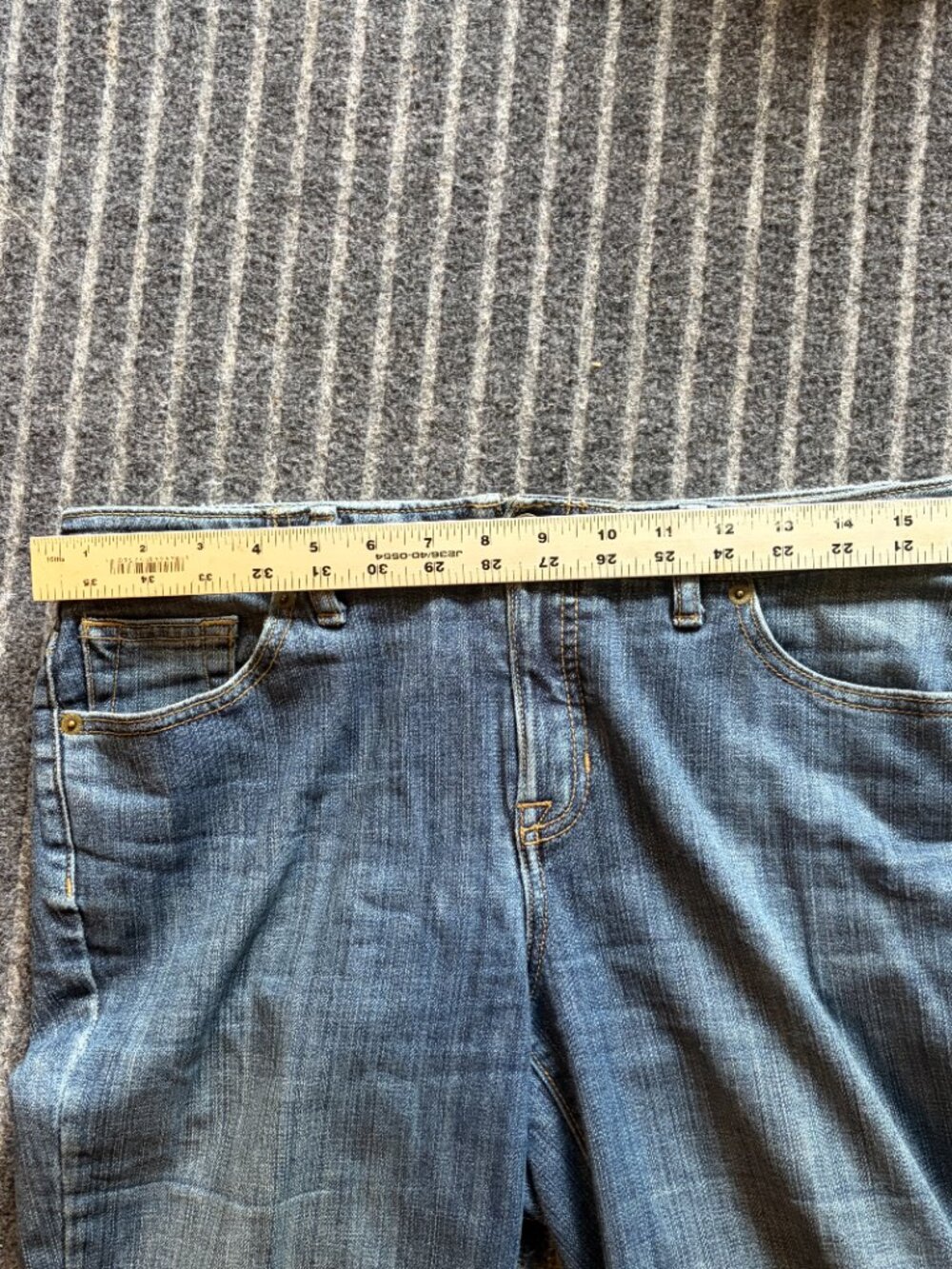 Lands' End Size 6 Fit 2 Boot Mid-rise Jeans - Picture 7 of 8